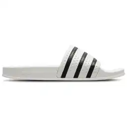 Foot Locker Adidas adilette Slippers en Sandalen Heren - Wit - Maat 40 - Synthetisch aanbieding