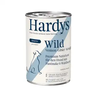 Zooplus 24x400g Hardys Senistive Wild natvoer voor honden aanbieding