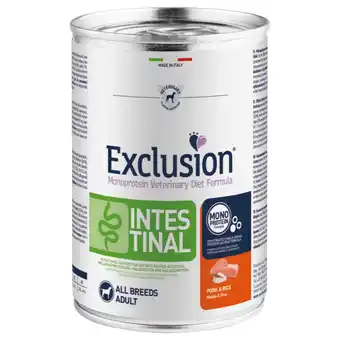 Zooplus 12x400g Intestinal Varken & Rijst Exclusion Diet Hondenvoer aanbieding