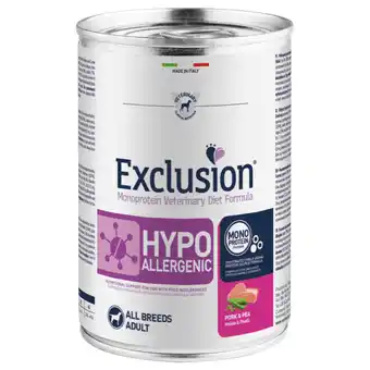 Zooplus 6x400g Varken & Erwten Exclusion Diet Hondenvoer aanbieding