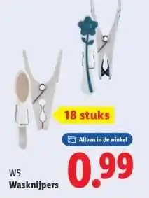 Lidl W5 Wasknijpers aanbieding