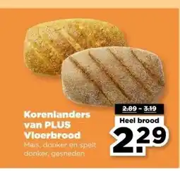 PLUS Korenlanders van PLUS Vloerbrood aanbieding