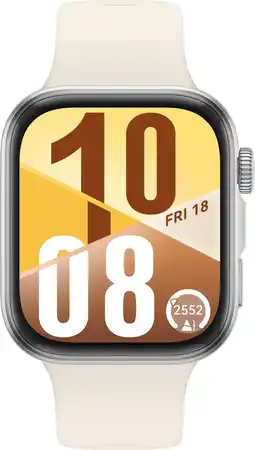MediaMarkt HUAWEI FIT 4 Smartwatch Wit aanbieding