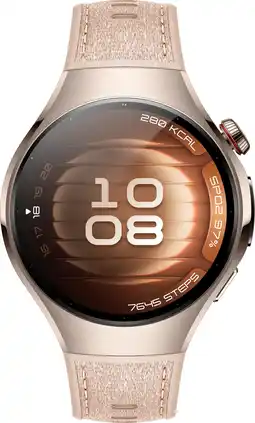 MediaMarkt HUAWEI Watch 5 42mm Smartwatch Beige aanbieding
