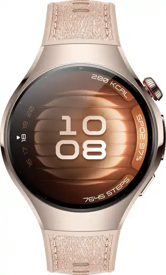 MediaMarkt HUAWEI Watch 5 42mm Smartwatch Beige aanbieding