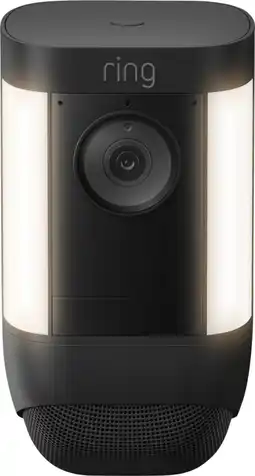 MediaMarkt RING Spotlight Cam Pro Battery Zwart aanbieding