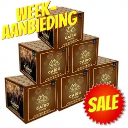 Huisman Vuurwerk Cairo Crackling Karton (6st.) Weekaanbieding aanbieding