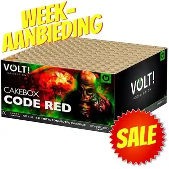 Huisman Vuurwerk Code Red Weekaanbieding aanbieding