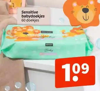 Wibra Sensitive babydoekjes aanbieding
