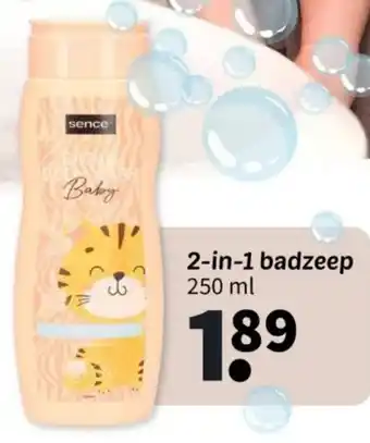 Wibra 2-in-1 badzeep aanbieding