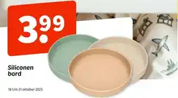 Wibra Siliconen bord aanbieding