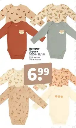 Wibra Romper 2-pack aanbieding