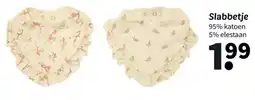 Wibra Slabbetje aanbieding