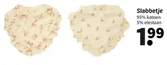 Wibra Slabbetje aanbieding