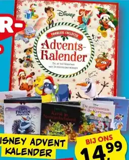Boekenvoordeel DISNEY ADVENT KALENDER aanbieding