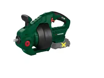 Lidl PARKSIDE Accu-buisreinigingsmachine 20 V zonder accu en lader aanbieding