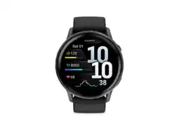 MediaMarkt Garmin Venu 4 45mm Zwart/zwart Smartwatch Zwart aanbieding
