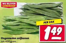 Nettorama Ongesneden snijbonen aanbieding