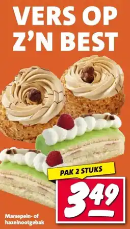 Nettorama Marsepein of hazelnootgebak aanbieding