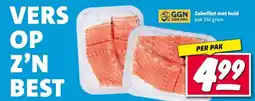 Nettorama Zalmfilet met huid aanbieding