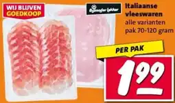 Nettorama Italiaanse vleeswaren aanbieding