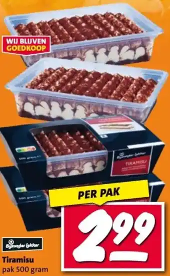 Nettorama Tiramisu aanbieding