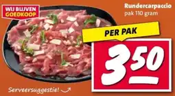 Nettorama Rundercarpaccio aanbieding