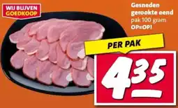 Nettorama Gesneden gerookte eend aanbieding