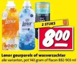 Nettorama Lenor geurparels of wasverzachter aanbieding