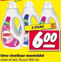 Nettorama Omo vloeibaar wasmiddel aanbieding