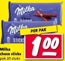 Nettorama Milka choco sticks aanbieding