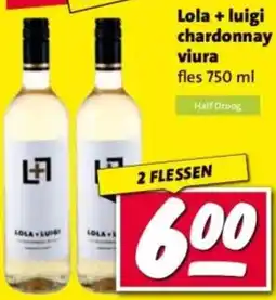 Nettorama Lola + luigi chardonnay viura aanbieding