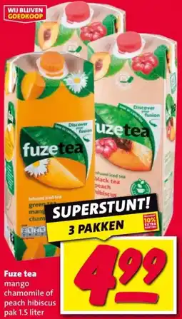 Nettorama Fuze tea aanbieding
