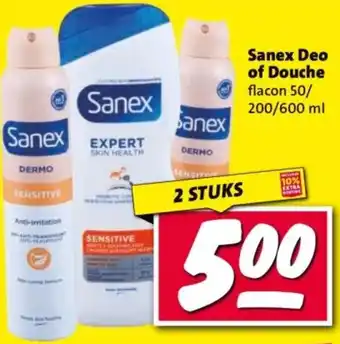Nettorama Sanex Deo of Douche aanbieding