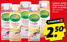 Boni Campina vlaflip, slagroomvla of zacht en luchtig aanbieding