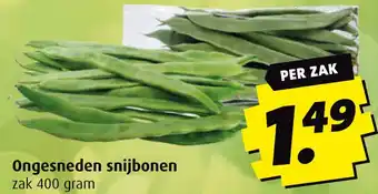 Boni Ongesneden snijbonen aanbieding
