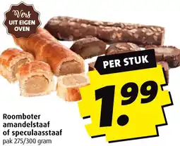 Boni Roomboter amandelstaaf of speculaasstaaf aanbieding