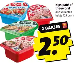 Boni Kips paté of theeworst aanbieding