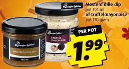 Boni Mosterd dille dip of truffelmayonaise aanbieding