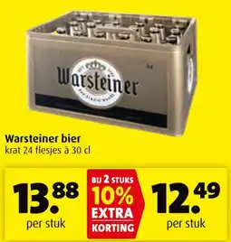Boni Warsteiner bier aanbieding