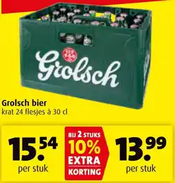 Boni Grolsch bier aanbieding