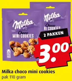 Boni Milka choco mini cookies aanbieding