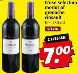 Boni Cruse selection merlot of grenache cinsault aanbieding