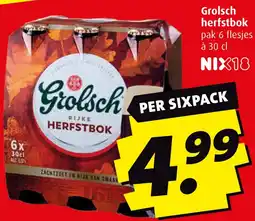 Boni Grolsch herfstbok aanbieding