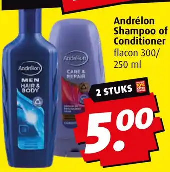 Boni Andrélon Shampoo of Conditioner aanbieding