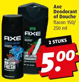 Boni Axe Deodorant of Douche aanbieding