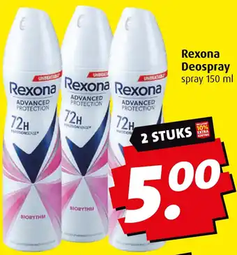 Boni Rexona Deospray aanbieding