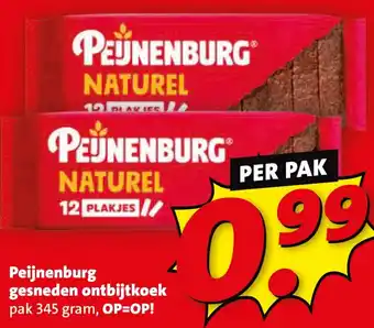 Boni Peijnenburg gesneden ontbijtkoek aanbieding