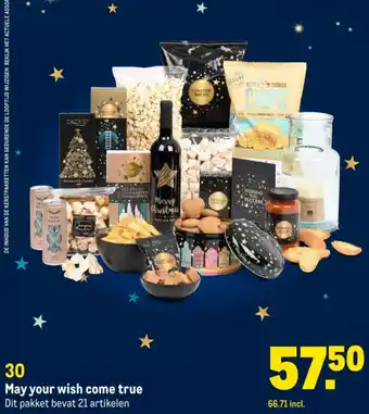 Makro May your wish come true aanbieding