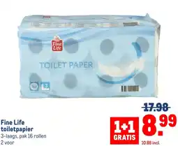 Makro Fine Life toiletpapier aanbieding